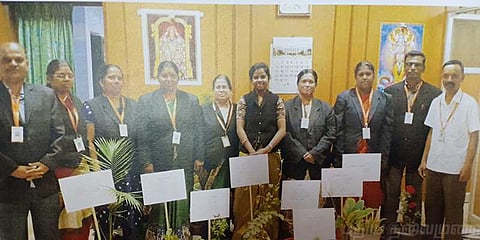 நீதிமன்றத்தில் வளர்க்கப்படும் மூலிகை செடிகள்