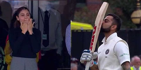 எல்லா புகழும் அனுஷ்காவுக்கே - வெற்றிக்கு பின் விராட் கோலி பேட்டி