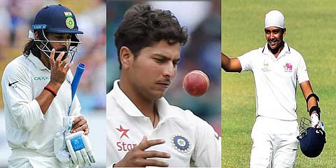 இந்திய அணியில் அதிரடி மாற்றம் - முரளி விஜய், குல்தீப் வெளியேற்றம்