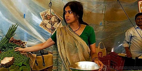 ஹாலிவுட் படத்துக்காக காய்கறி விற்ற தமிழ் நடிகை!