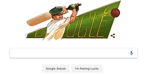 மறக்க முடியாத டான் பிராட்மேனை கெளரவித்த கூகுள் !