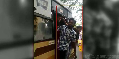 பட்டா கத்தியுடன் பேருந்தில் பயணம் செய்த மாணவர் கைது