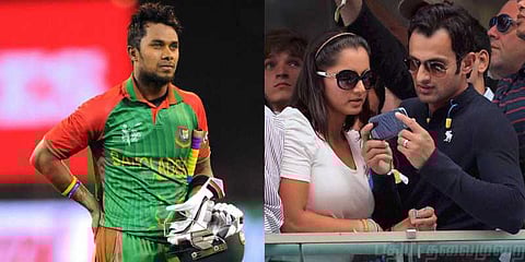 சானியா மிர்சாவிடம் முறை தவறி நடந்த கிரிக்கெட் வீரர்: கணவர் சோயிப் மாலிக் புகார்!