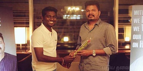 படம் தான் காப்பினா.. வாழ்த்தும் காப்பியா..! - அட்லியை வறுத்த நெட்டிசன்கள்