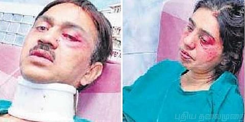 ‘மாத்ருபூமி’ ஆசிரியர், மனைவி மீது கொள்ளையர்கள் கொடூர தாக்குதல்