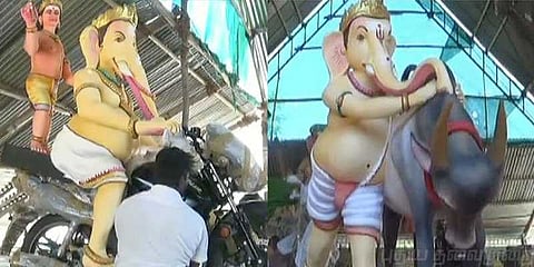 ஜல்லிக்கட்டு விநாயகர், உழவு விநாயகர் - களைகட்டிய சதுர்த்தி !