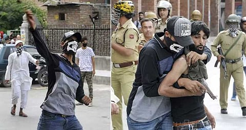 கல்லெறிபவராய் மாறி கைது செய்த சூப்பர் போலீஸ்