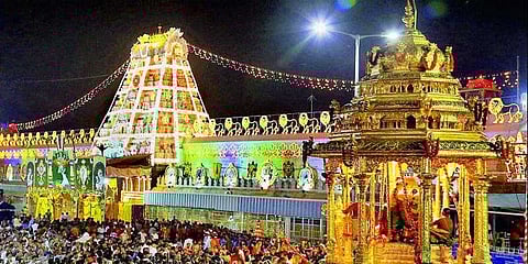 ஏழுமலையான் கோவில் பிரம்மோற்சவம் - 7 லட்சம் லட்டுகள் தயார்