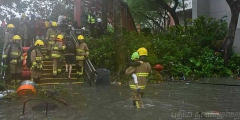 சீனாவை கலங்கடித்த மங்குத் புயல் : 200 கி.மீ வேகத்தில் சூறைக்காற்று