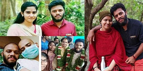 கேன்சரால் அழகை இழந்த காதலி: உண்மைக் காதலை நிரூபித்த காதலன் !