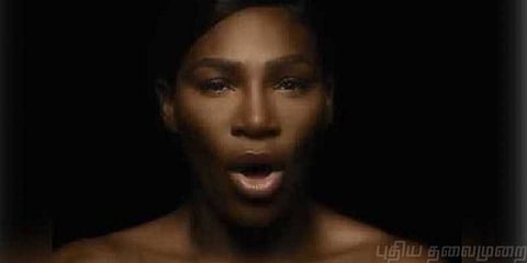 மேலாடையின்றி கேன்சர் விழிப்புணர்வு பாடல் - வைரலாகும் செரீனா வீடியோ