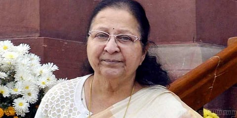 தொடர்ச்சியான இடஒதுக்கீடு வளர்ச்சி தருமா..?: சுமித்ரா மகாஜன் சந்தேகம்