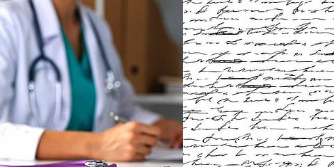 கிறுக்கி எழுதிய டாக்டர்கள்: அபராதம் விதித்தது நீதிமன்றம்!