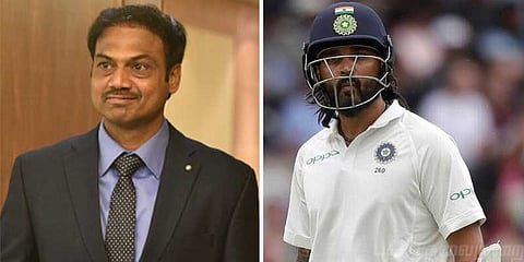 முரளி விஜய் புகார்: தேர்வு குழு தலைவர் ஆச்சரியம்!