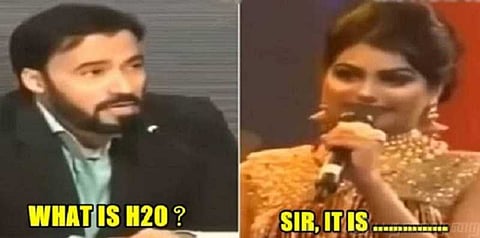 'H2O என்றால் என்ன?’ - நடுவர்களை விழிபிதுங்க வைத்த அழகியின் பதில்