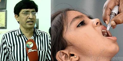 போலியோ தொடர்பான வாட்ஸ்அப் செய்திகளை நம்ப வேண்டாம் - சுகாதாரத்துறை செயலர்