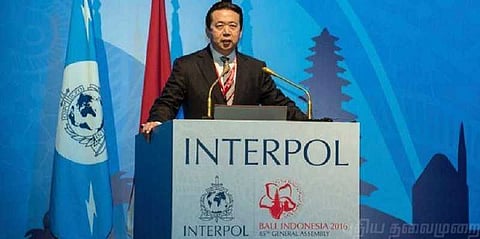 இண்டெர்போல் தலைவர் மெங் ஹாங்வே திடீர் மாயம்