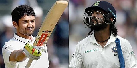 தேர்வுக் குழுவுக்கு எதிராக பேசுவதா? முரளி விஜய், கருண் நாயர் மீது பிசிசிஐ நடவடிக்கை!