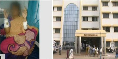 வரதட்சணைக்காக மனைவியை எரிக்க பார்த்த கணவர்