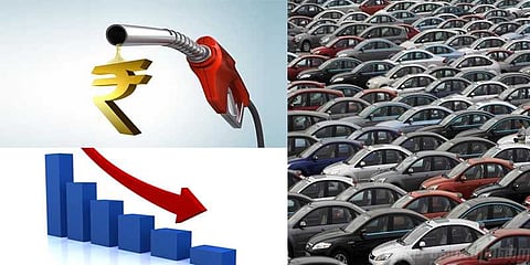 பெட்ரோல், டீசல் விலையேற்றம் ! சரிந்தது கார், பைக் விற்பனை