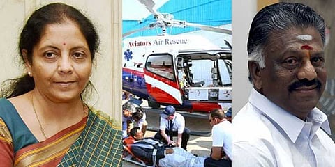 சகோதரரின் ஹெலிகாப்டர் செலவுக்கு 14.91 லட்சத்தை வழங்கிய ஓ.பி.எஸ்