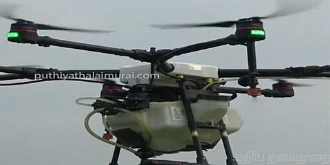 பூச்சிமருந்துகளை தொடாமலே தெளிக்கலாம் !