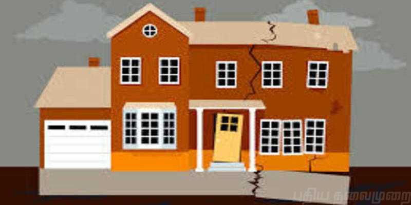 பயன்பாட்டிற்கு வருவதற்கு முன்னே சேதமான பள்ளிக்கட்டடம்