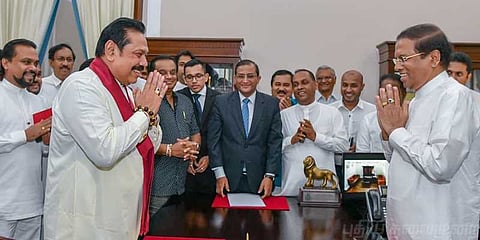 ராஜபக்சே பிரதமரானது சட்டவிரோதமானது - இலங்கை அமைச்சர்