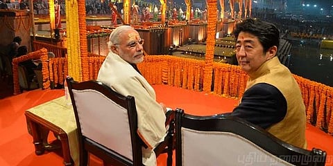“ஜப்பானில் மோடிக்கு ஸ்பெஷல் கவனிப்பு” பிரதமர் அபே