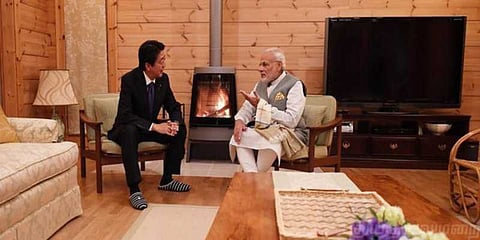 பிரதமர் மோடி பயணம் : இந்தியா-ஜப்பான் ஒப்பந்தங்கள் கையெழுத்து