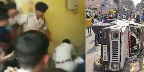 விடுமுறை கொடுக்காததால் கைகலப்பில் குதித்த காவலர்கள்