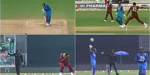 வெஸ்ட் இண்டீஸ் பவுலரை கிண்டலாக புகழ்ந்த ரோகித் ஷர்மா