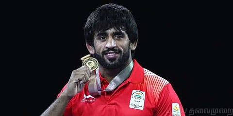 மல்யுத்த தரவரிசை: இந்திய வீரர் பஜ்ரங் புனியா முதலிடம் பிடித்து சாதனை