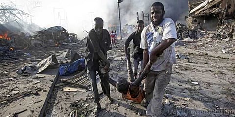 சோமாலியா கார் குண்டு தாக்குதல்: பலி எண்ணிக்கை 53 ஆக உயர்வு