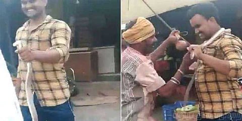 பாம்புடன் செல்ஃபி எடுத்த இளைஞர் உயிரிழப்பு