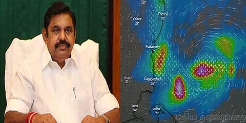 ‘கஜா’ புயலால் 13 ஆயிரம் மின்கம்பங்கள் சாய்ந்தன - முதல்வர் அறிக்கை