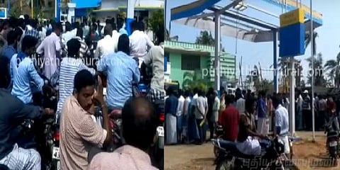 பாதிக்கப்பட்ட மாவட்டங்களுக்கு பெட்ரோல்,டீசல்: தமிழக அரசு ஏற்பாடு