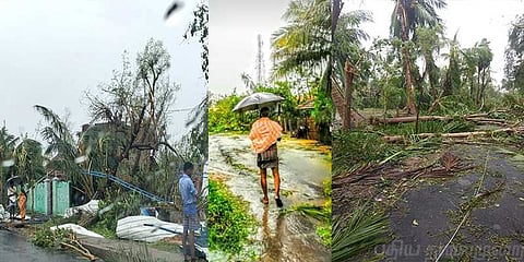 வெள்ளப்பெருக்கால் தனித் தீவான கிராமங்கள்