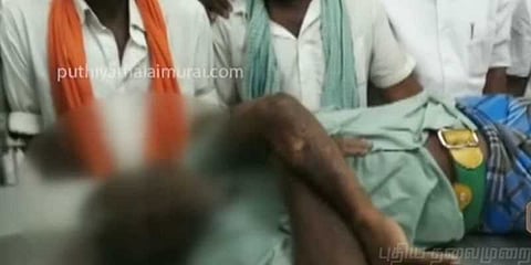 தென்னைகளை பறிகொடுத்த சோகத்தில் விவசாயி தற்கொலை