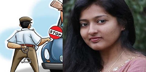 மதுபோதையில் கார் ஓட்டியதாக நடிகை காயத்ரி ரகுராமுக்கு அபராதம்