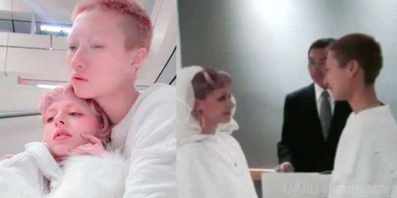 ஓரினத் திருமணம் செய்த படத்தை வெளியிட்ட ஜாக்கிசான் மகள்