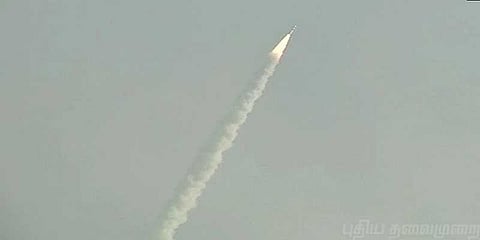 விண்ணில் பாய்ந்தது பிஎஸ்எல்வி சி-43 ராக்கெட்