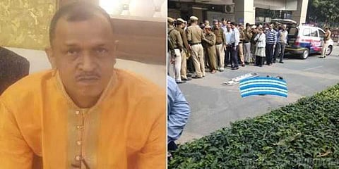 மாடியில் இருந்து குதித்து போலீஸ் அதிகாரி தற்கொலை!