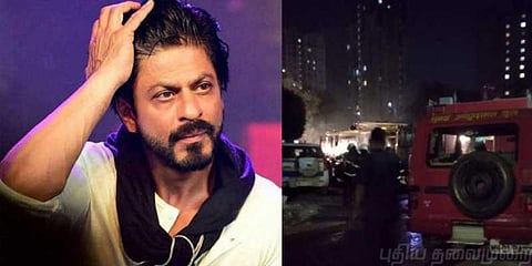 ’ஸீரோ’ படப்பிடிப்பில் தீ விபத்து: உயிர் தப்பினார் ஷாரூக் கான்!
