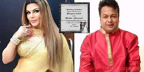 டி.வி. பிரபலத்தை கரம் பிடிக்கிறார் நடிகை ராக்கி சாவந்த்!