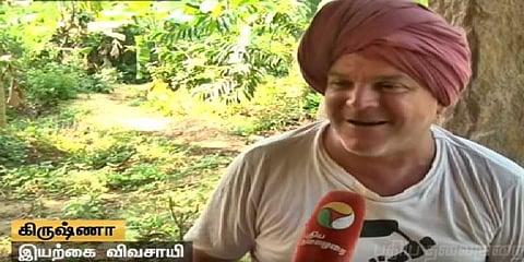 இங்கிலாந்தில் இருந்த வந்த வெள்ளைக்கார நம்மாழ்வார் !