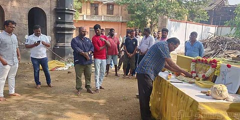 தொடங்கியது விஜயின் ‘தளபதி63’ செட் வேலைகள்