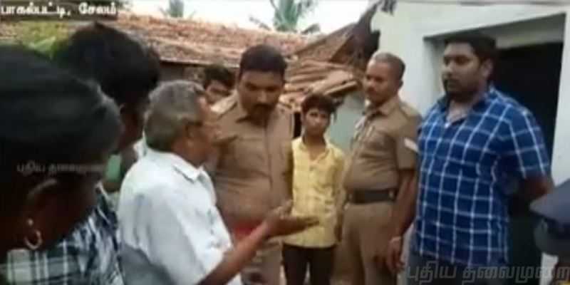 பூட்டை உடைத்து ‘எல்.இ.டி’ டிவியை திருடிய நபரை மடக்கிப்பிடித்த மக்கள்