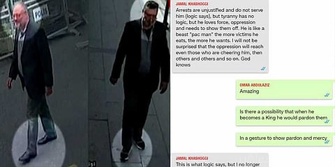 வெளியானது கஷோகி கொலை சம்பந்தமான வாட்ஸ் அப் தகவல்கள்