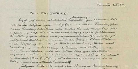 19 கோடிக்கு ஏலம் போன ஐன்ஸ்டீன் கடிதம்